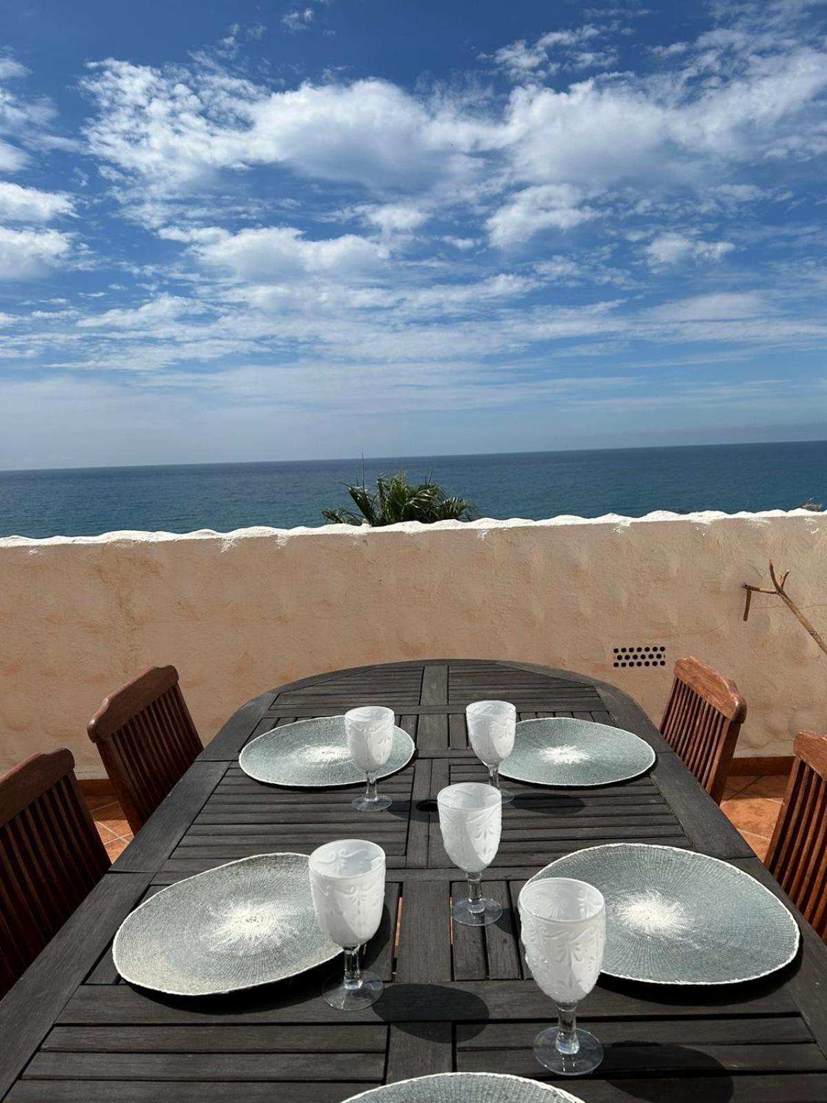 Ferienwohnung Atico Sobre El Mar Benajarafe Exterior foto